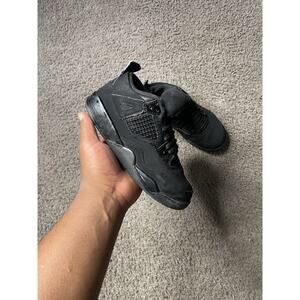 Size 2y- Nike Air Jordan 4 Retro Black Cat 2020 BQ7669-010